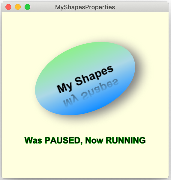 MyShapesProperties application with the fluent and bindings APIs